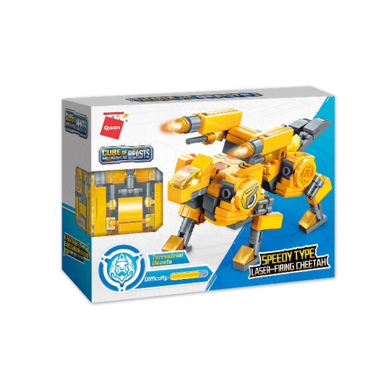 QMAN® 41213 | készségfejlesztő építőjáték | ÚJ: Csoda Kocka | Lézerágyús Gepárd QMAN® 41213 | készségfejlesztő építőjáték | ÚJ: Csoda Kocka | Lézerágyús Gepárd