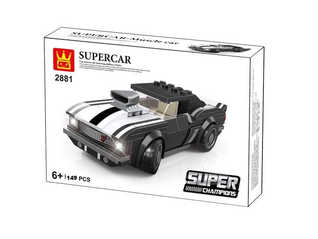 Wange 2881 Super Champions - Supercar fekete sportkocsi